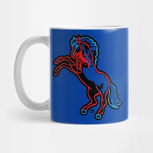 Neon Horse Mug